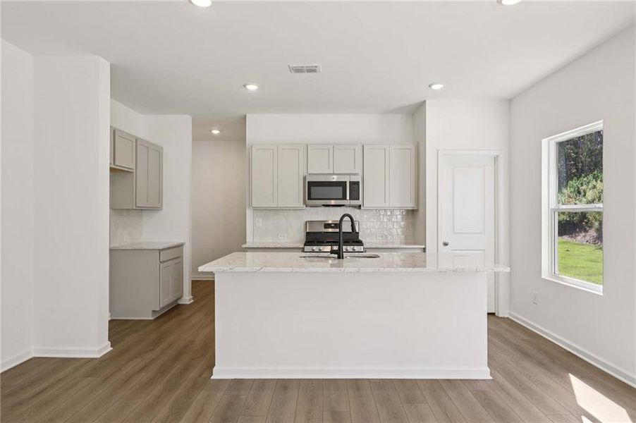 Furnished interior view inside a new home in Langston Reserve, Cartersville (Image 8).
