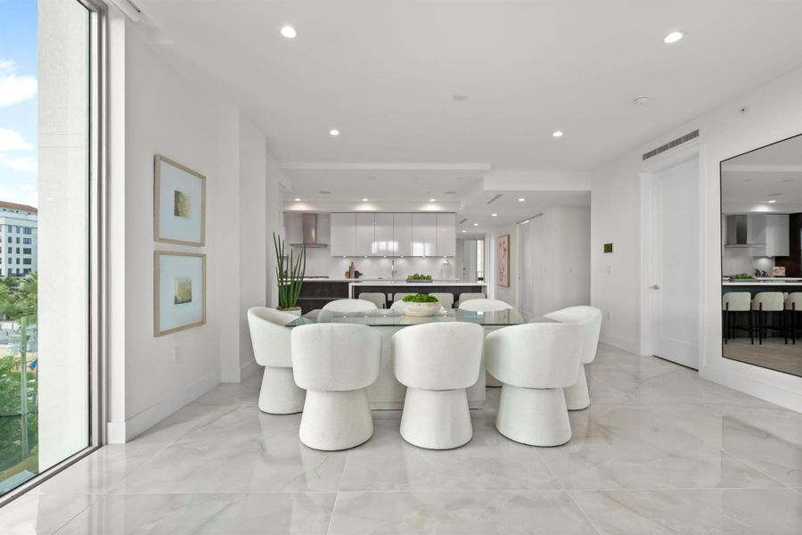 Furnished interior view inside a new home in Royal Palm Residences, Boca Raton (Image 15).