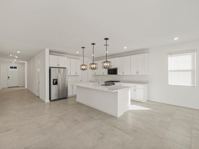 Furnished interior view inside a new home in Allure Vista Reserve Series, Buckeye (Image 5).