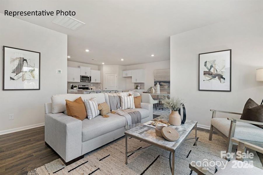 Furnished interior view inside a new home in Laurelbrook, Sherrills Ford (Image 24).