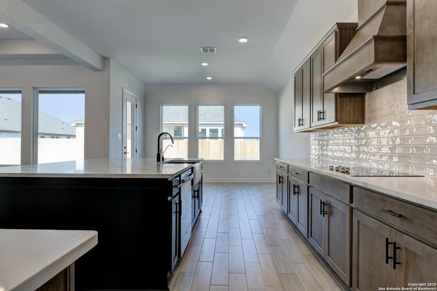 Furnished interior view inside a new home in The Heritage at Saddlebrook Ranch 70's, Schertz (Image 7). Furnished interior view inside a new home in The Heritage at Saddlebrook Ranch 70's, Schertz (Image 7).