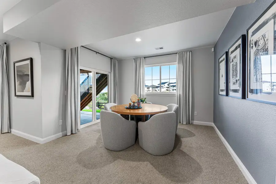 Furnished interior view inside a new home in Macanta, Castle Rock (Image 28).