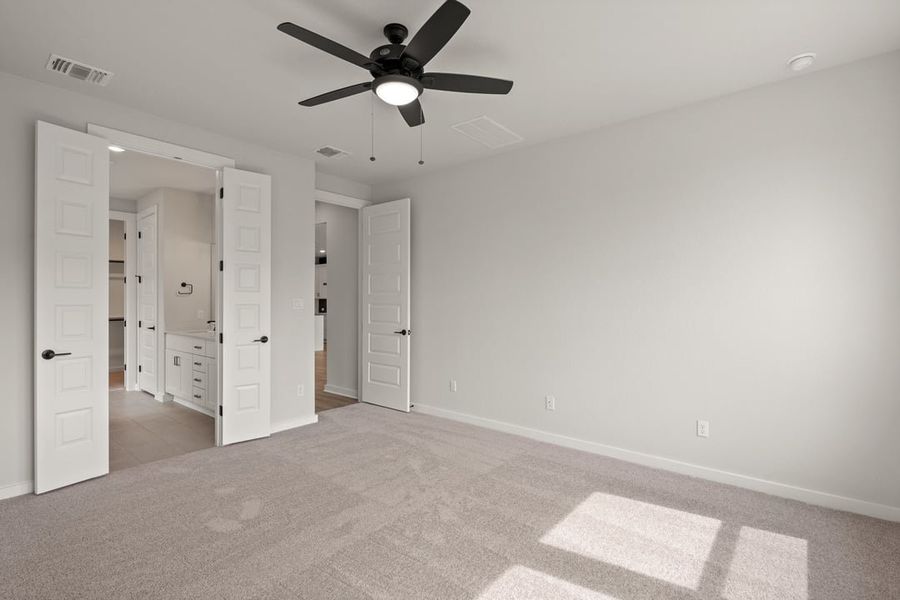 Spacious, unfurnished interior of a new home in Terrace Collection at Lariat, Liberty Hill (Image 36). Spacious, unfurnished interior of a new home in Terrace Collection at Lariat, Liberty Hill (Image 36).