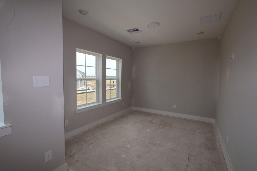 In-progress construction of a new home in Jubilee - Grove Row Collection, Hockley, TX (Image 8).