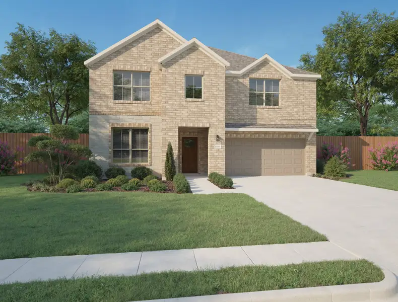 Representative exterior photo of a completed home built from the Meyerson by Centre Living Homes in Haven Ranch, Waxahachie, TX (Image 3).
