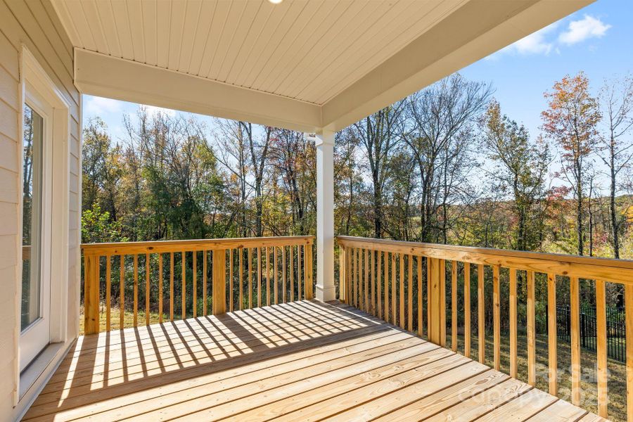 Exterior details and patio area of a home in Bell Farm: 60's, Statesville (Image 4).