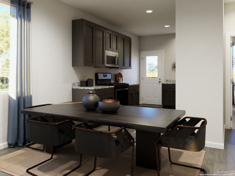 Furnished interior view inside a new home in Katzer Ranch, Converse (Image 13).