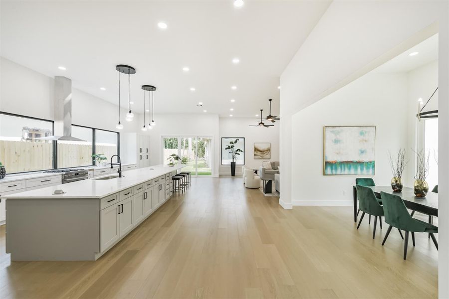 Furnished interior view inside a new home in , Houston (Image 14).
