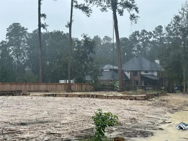 In-progress construction of a new home in , New Caney, TX (Image 3).