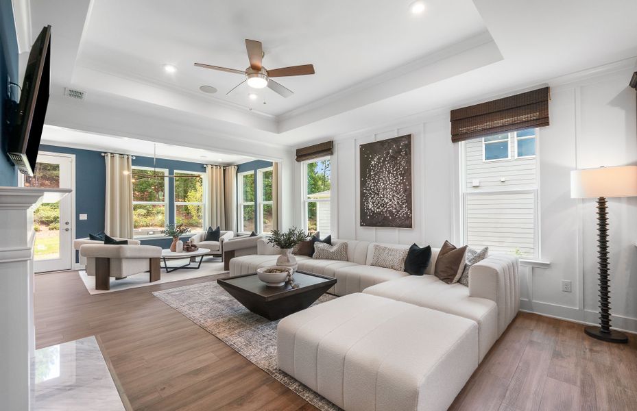 Furnished interior view inside a new home in Del Webb at Lake Oconee, Greensboro (Image 7).