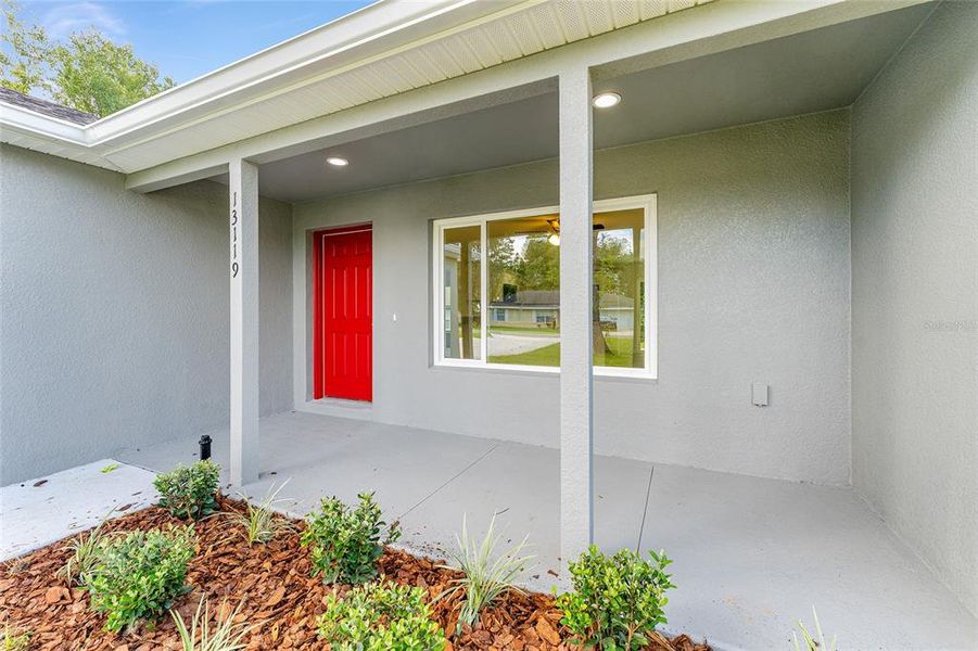Exterior details and patio area of a home in , Ocklawaha (Image 32).