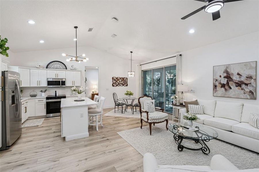 Furnished interior view inside a new home in , Minneola (Image 9).