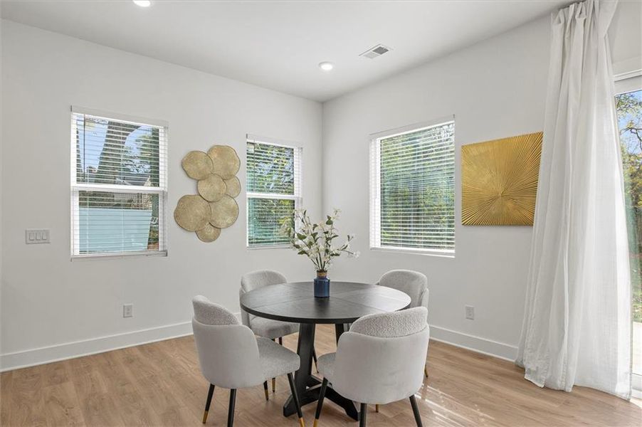 Furnished interior view inside a new home in , Atlanta (Image 36). Furnished interior view inside a new home in , Atlanta (Image 36).