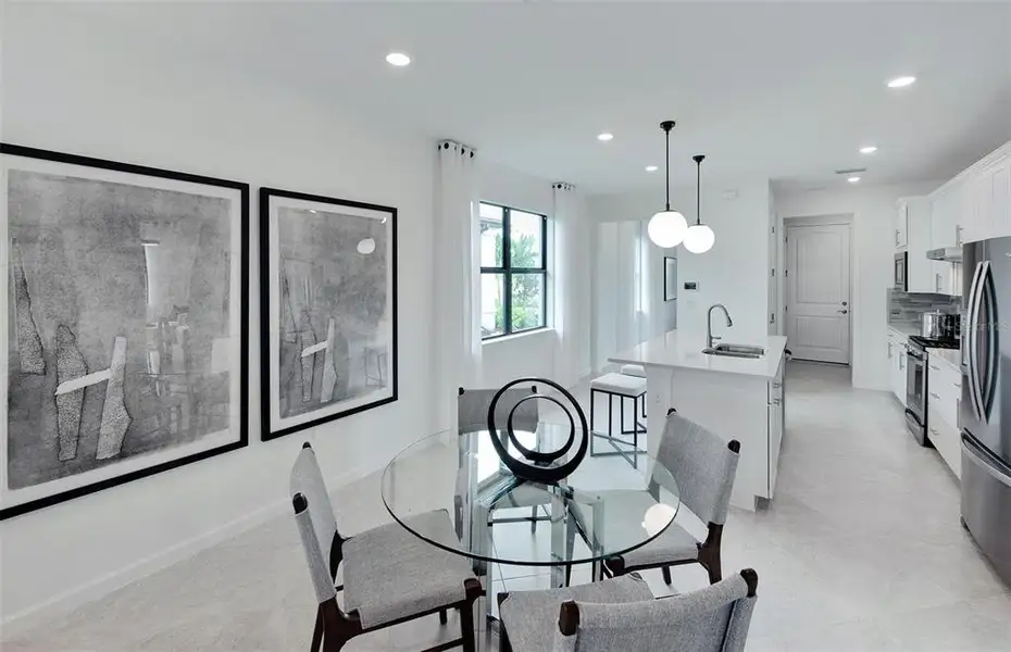 Furnished interior view inside a new home in Arbor Oaks, North Port (Image 9).