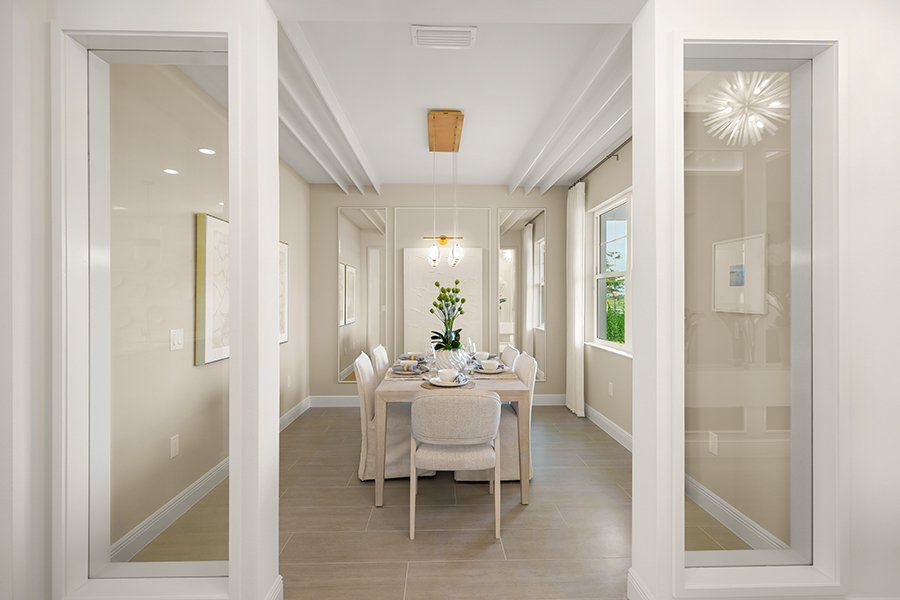 Representative furnished interior of a home built from the Mooring by Homes by Towne in Shellstone at Waterside, Sarasota (Image 11). Representative furnished interior of a home built from the Mooring by Homes by Towne in Shellstone at Waterside, Sarasota (Image 11).