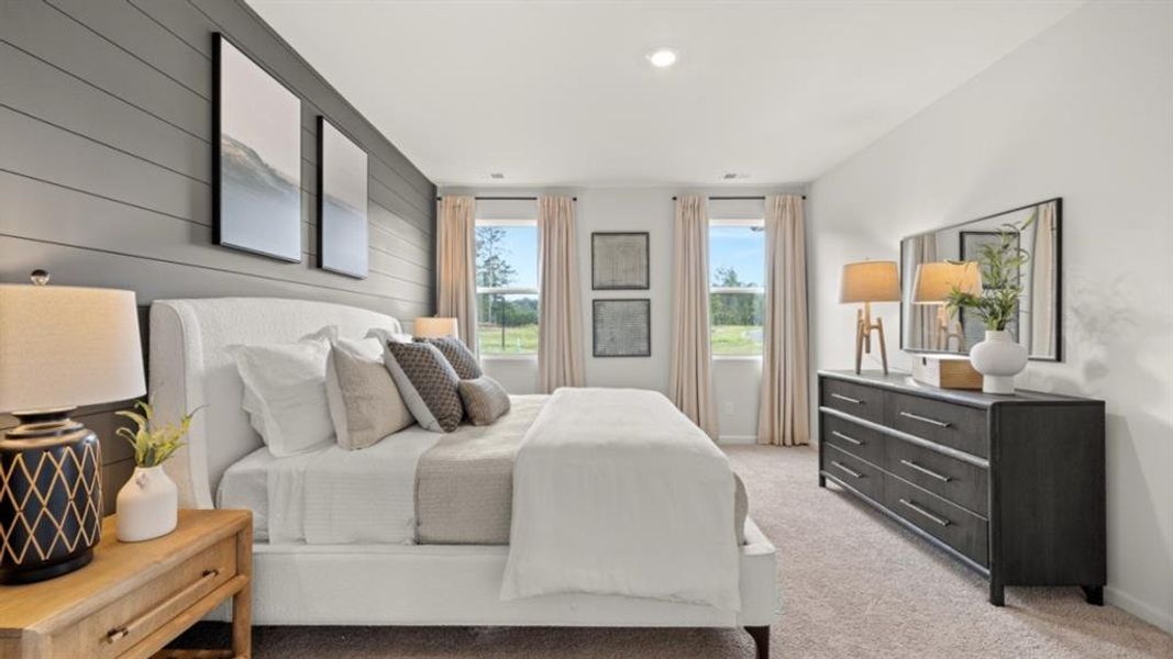 Furnished interior view inside a new home in Fairway 17 at Mirror Lake, Villa Rica (Image 7).