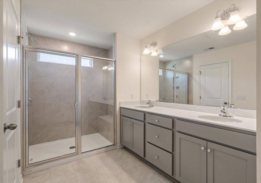 Furnished interior view inside a new home in The Landings at Montague, Goose Creek (Image 11).