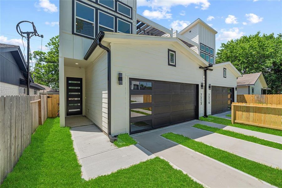 Front exterior of a new home in , Houston, TX, highlighting curb appeal (Image 14). Front exterior of a new home in , Houston, TX, highlighting curb appeal (Image 14).