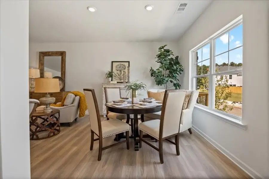 Furnished interior view inside a new home in Old Salem Crossing, Conyers (Image 7).