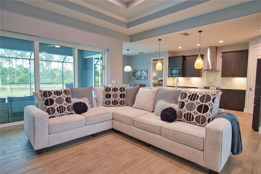 Furnished interior view inside a new home in , Rotonda West (Image 39).