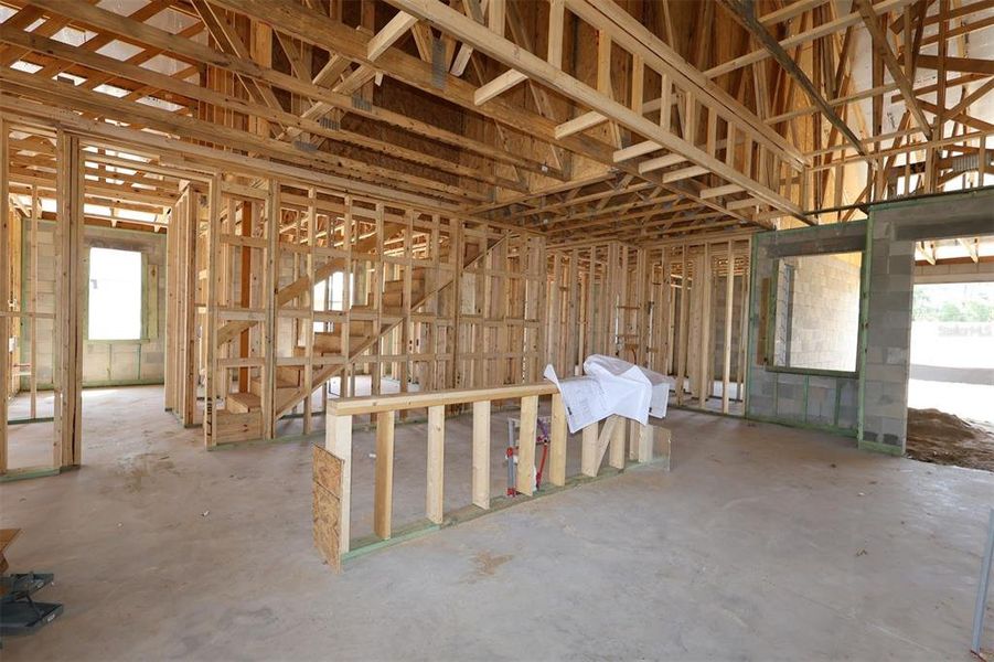 In-progress construction of a new home in Willow Run, Apopka, FL (Image 6). In-progress construction of a new home in Willow Run, Apopka, FL (Image 6).