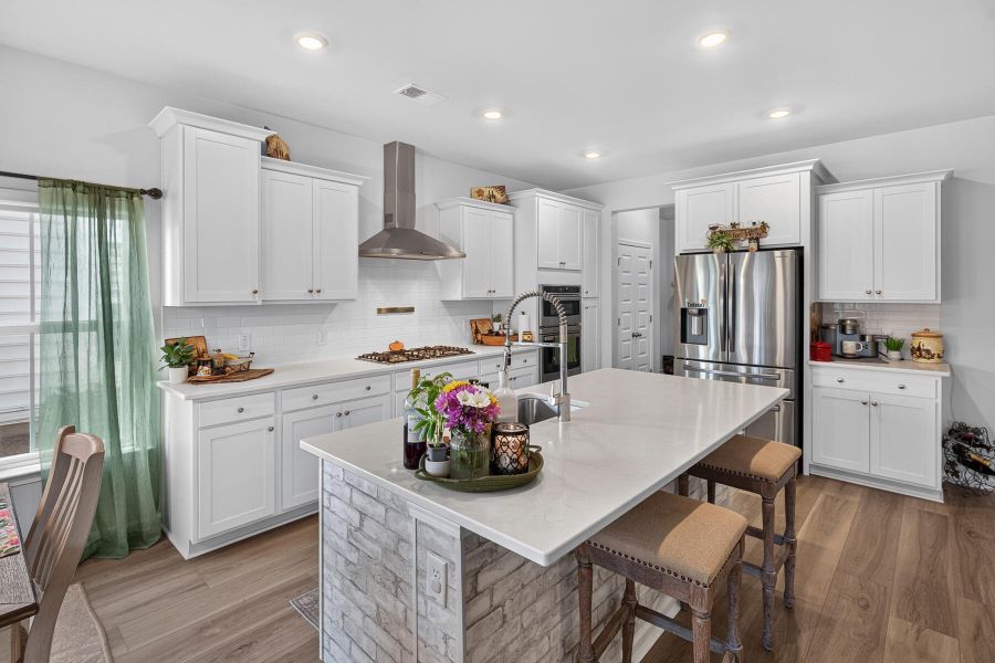 Furnished interior view inside a new home in Horizons at Summers Corner | 55+, Summerville (Image 50).
