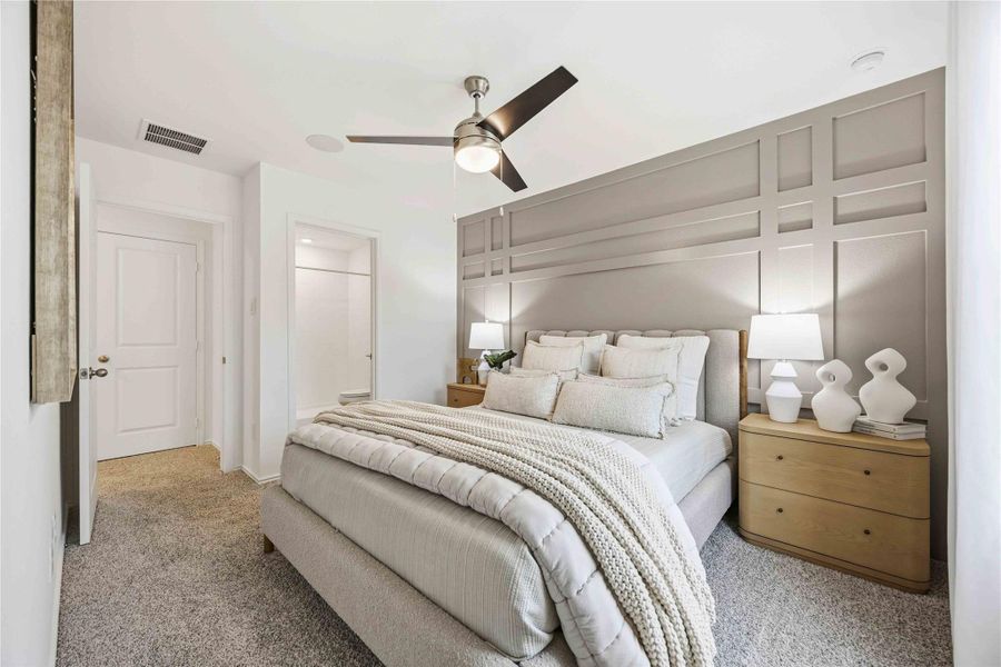 Furnished interior view inside a new home in Pineapple Square, Houston (Image 16).