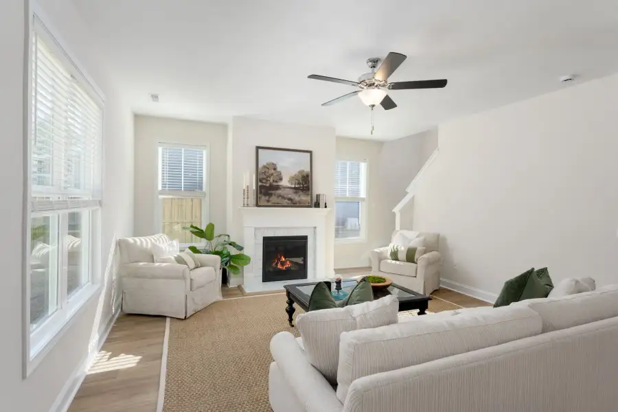 Furnished interior view inside a new home in Sawyer’s Run, Hampstead (Image 3). Furnished interior view inside a new home in Sawyer’s Run, Hampstead (Image 3).