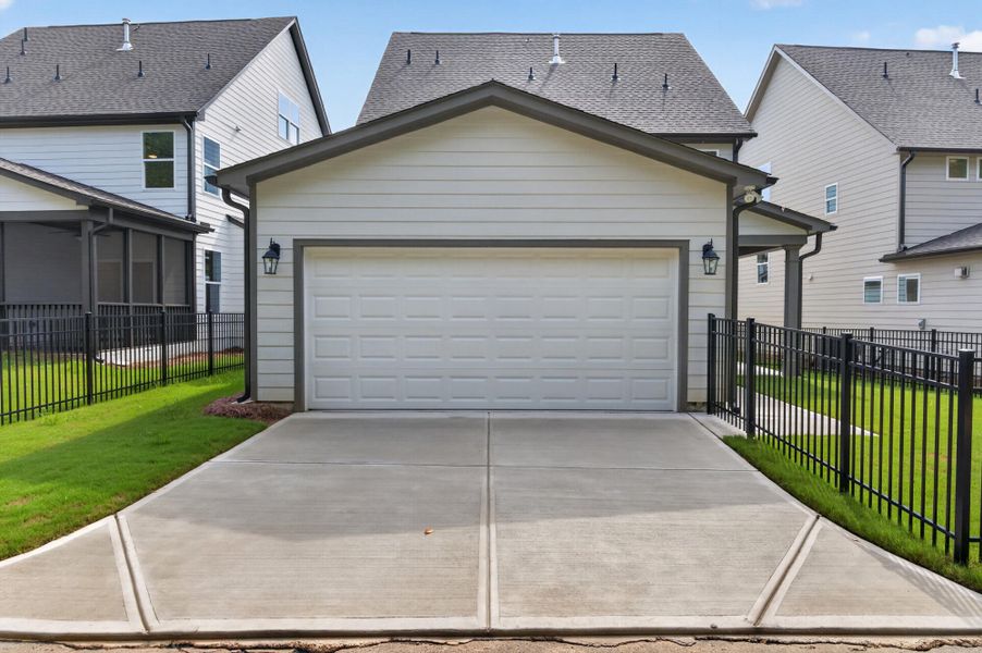 Front exterior of a new home in Marble Tree, Ball Ground, GA, highlighting curb appeal (Image 19). Front exterior of a new home in Marble Tree, Ball Ground, GA, highlighting curb appeal (Image 19).