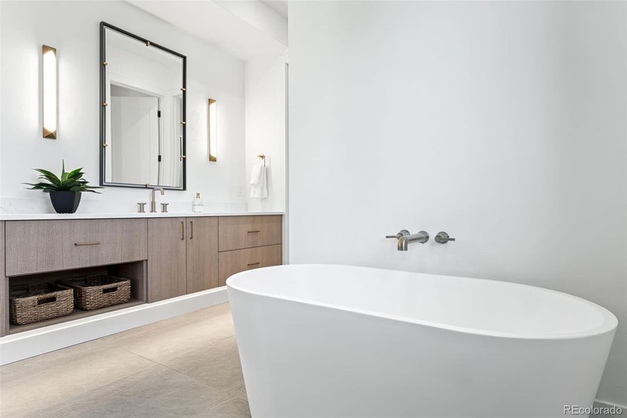 Furnished interior view inside a new home in , Denver (Image 39).