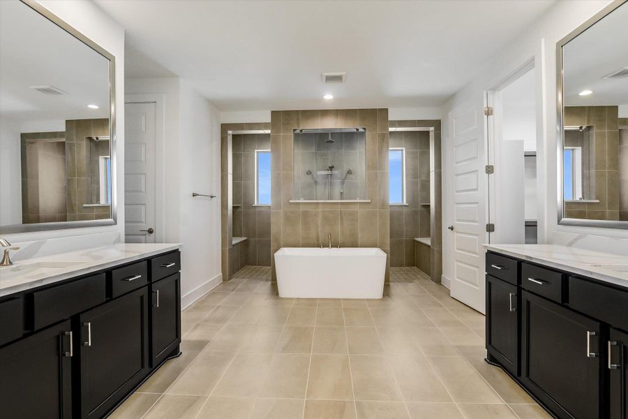 Furnished interior view inside a new home in Leander Estates, Leander (Image 12).