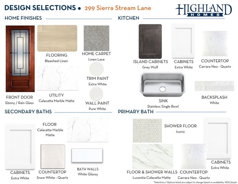 Sample of building materials used in homes in Grand Central Park, Conroe (Image 41).
