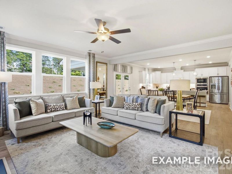 Furnished interior view inside a new home in Windgate, Mooresville (Image 5).