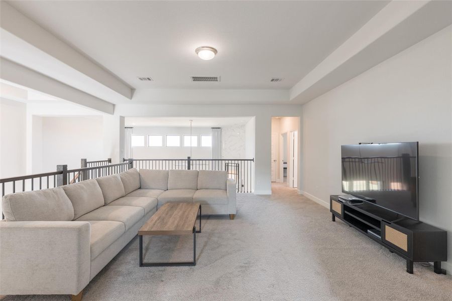 Furnished interior view inside a new home in Elyson, Katy (Image 17).