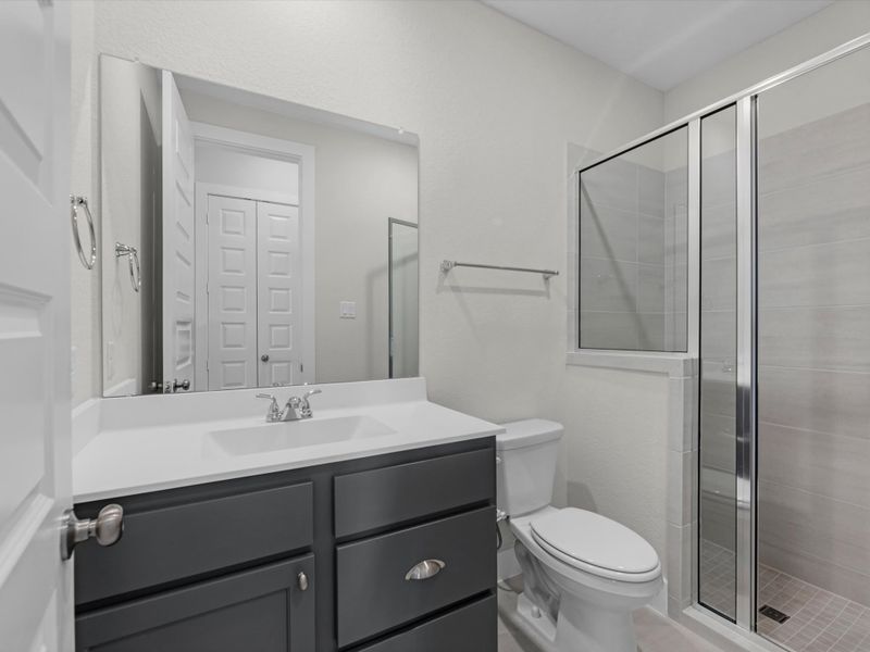 Furnished interior view inside a new home in Oakhill Reserve, Tomball (Image 9).