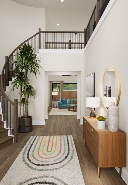 Representative furnished interior of a home built from the Altura by Tri Pointe Homes in Noven, Leander (Image 7). Representative furnished interior of a home built from the Altura by Tri Pointe Homes in Noven, Leander (Image 7).