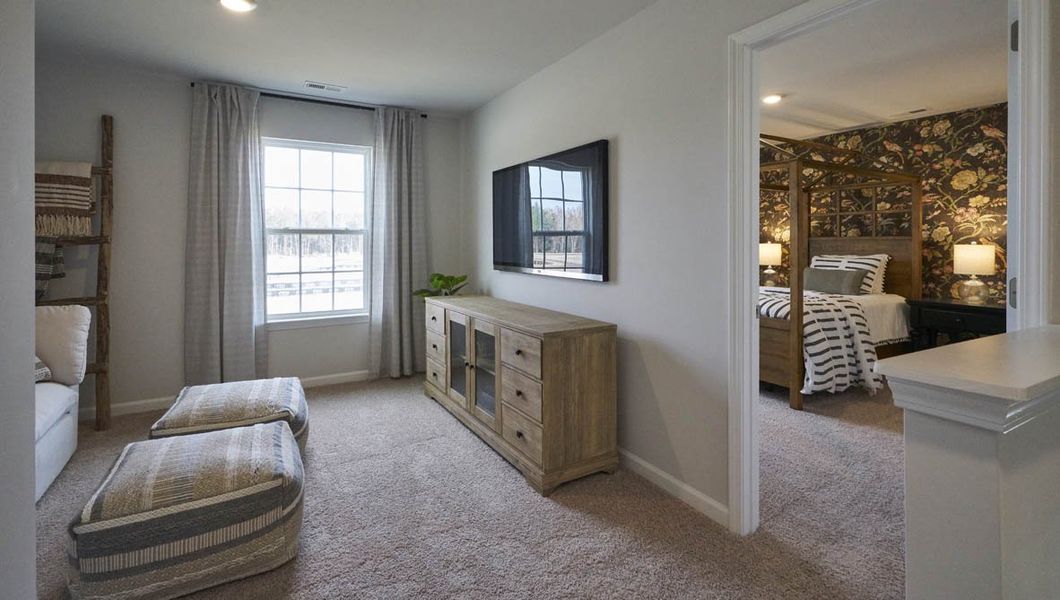 Representative furnished interior of a home built from the Penwell by D.R. Horton in Fishel Village, Winston-Salem (Image 24). Representative furnished interior of a home built from the Penwell by D.R. Horton in Fishel Village, Winston-Salem (Image 24).