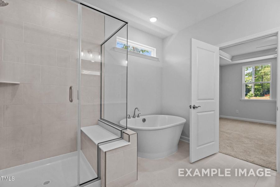 Furnished interior view inside a new home in Tobacco Road, Angier (Image 11).