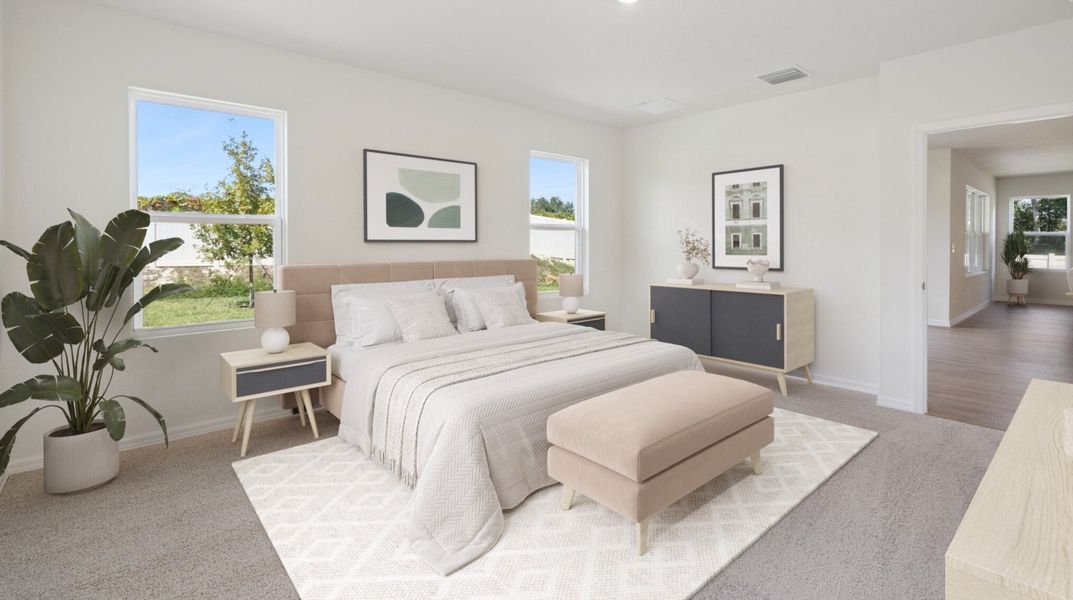 Furnished interior view inside a new home in Wexford Cove, Ormond Beach (Image 4).