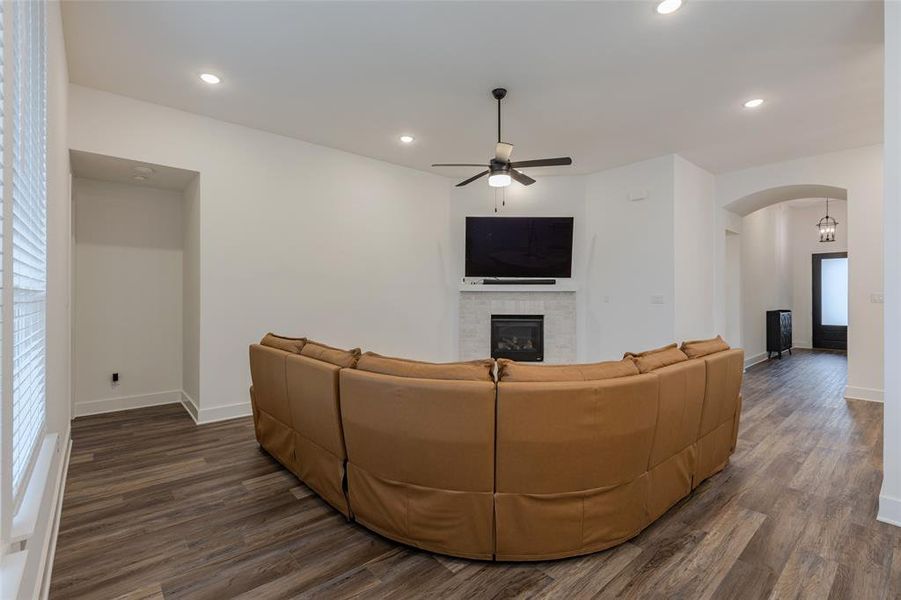 Furnished interior view inside a new home in , McKinney (Image 14).