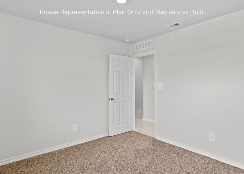 Representative unfurnished interior of a home built from the Fargo by D.R. Horton in London Towne, Corpus Christi (Image 23). Representative unfurnished interior of a home built from the Fargo by D.R. Horton in London Towne, Corpus Christi (Image 23).