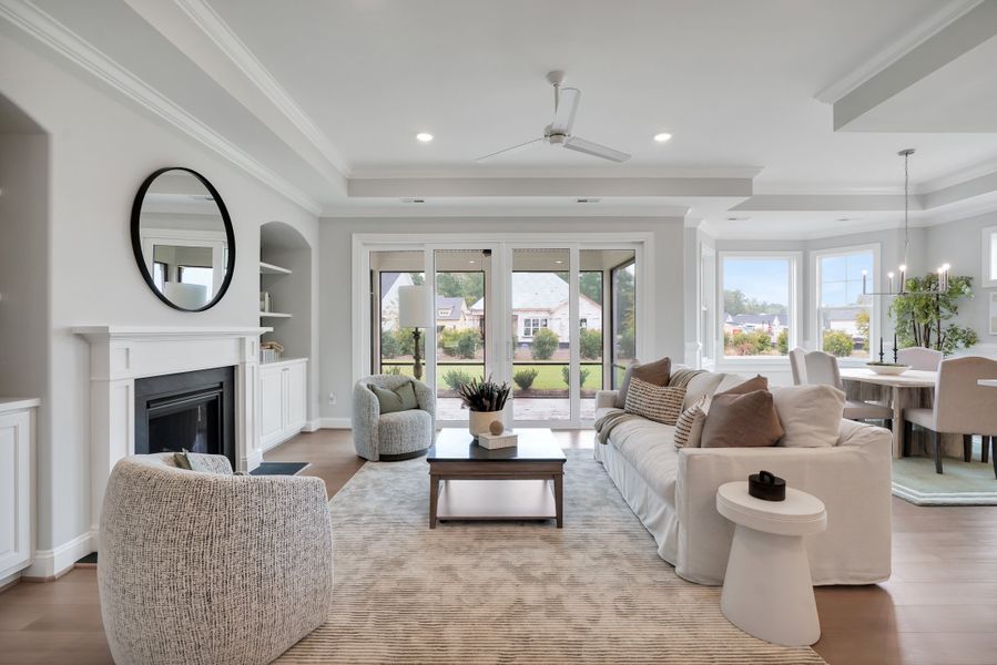 Representative furnished interior of a home built from the Pierre's Bay by Kent Homes in Oyster Harbour, Supply (Image 119).