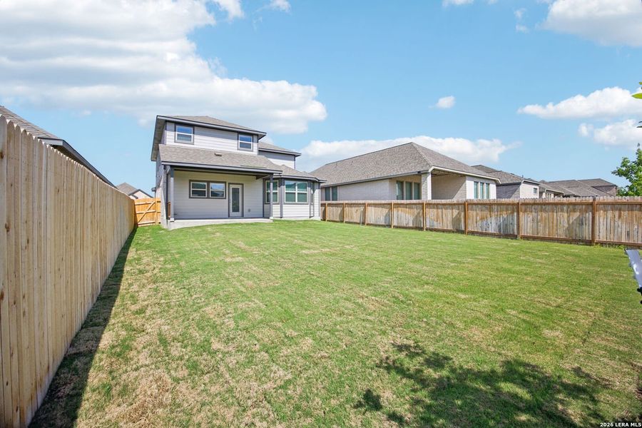 Exterior details and patio area of a home in Kallison Ranch, San Antonio (Image 31). Exterior details and patio area of a home in Kallison Ranch, San Antonio (Image 31).