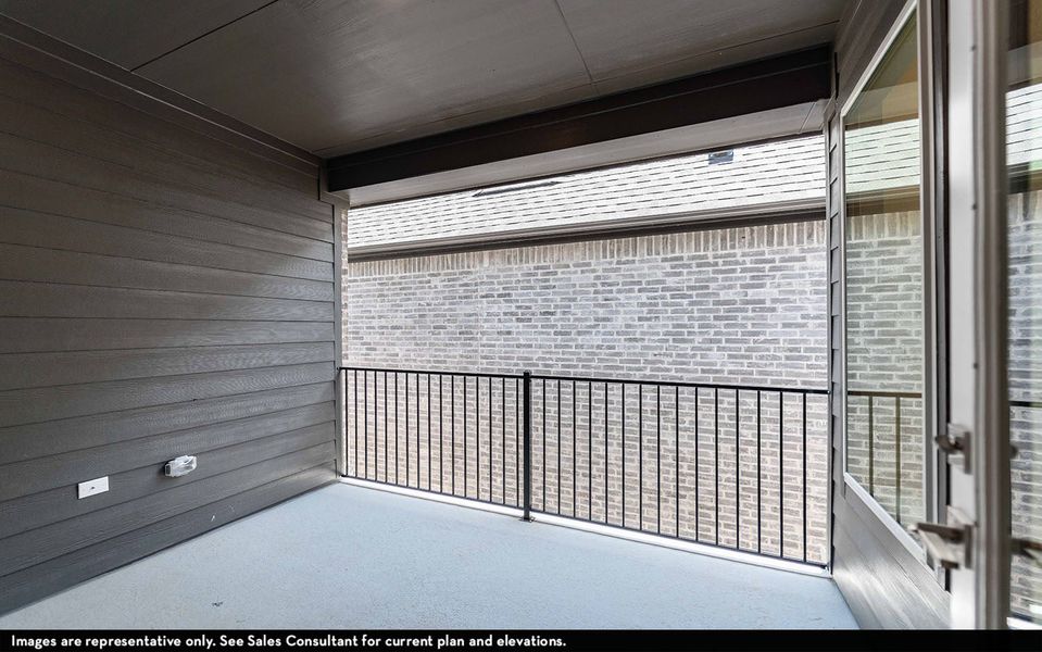 Exterior details and patio area of a home in Craig Ranch, McKinney (Image 2).