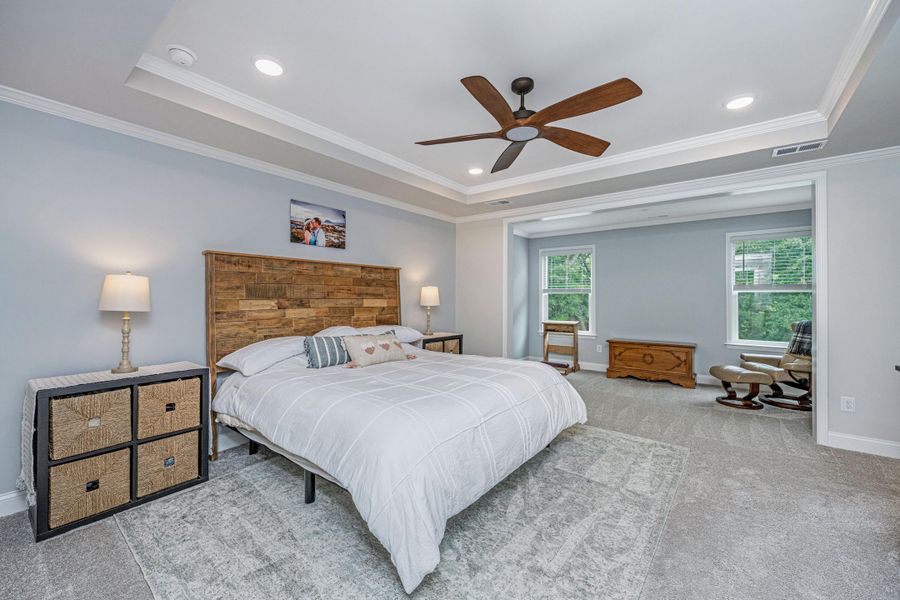 Furnished interior view inside a new home in Sea Island Preserve, Johns Island (Image 75).