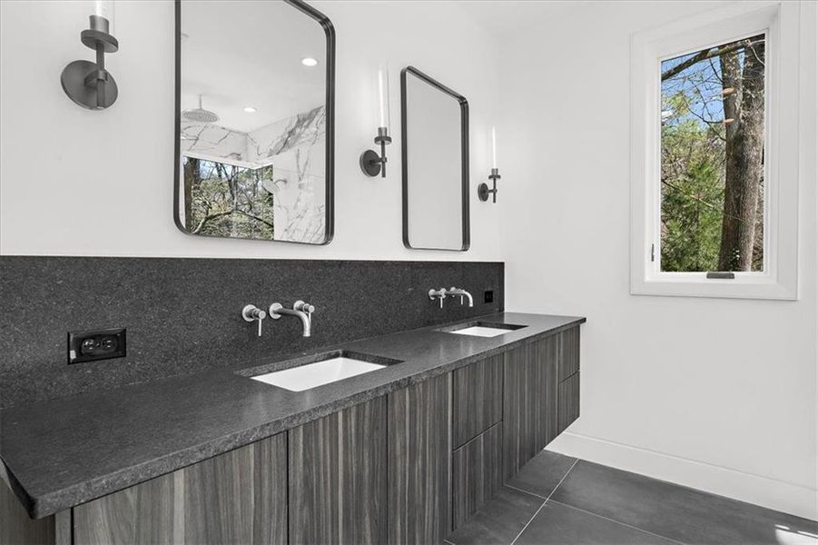 Furnished interior view inside a new home in , Atlanta (Image 58).