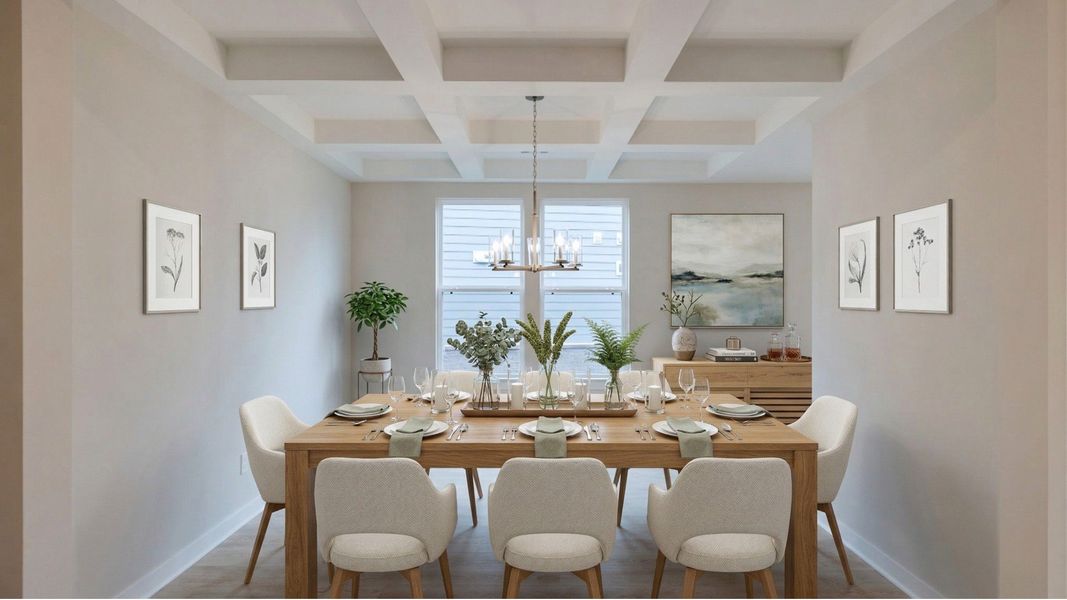 Dedicated Dining Room for holiday gatherings or weekly formal supper
