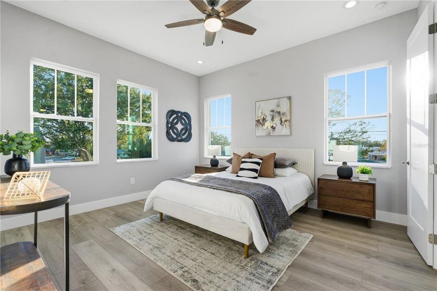 Furnished interior view inside a new home in , St. Petersburg (Image 13).