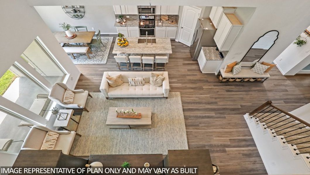 Furnished interior view inside a new home in Mill Creek Estates, Magnolia (Image 31).