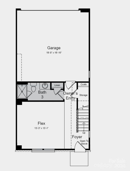 Floor Plan - Structural Options Added Include: full bathroom in place of a half bath